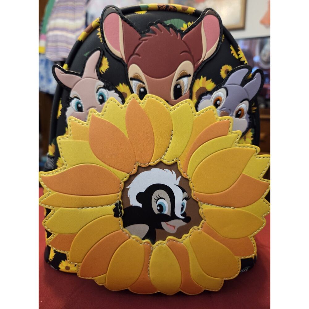 Disney Loungefly "Bambi Sunflower Friends" Mini Backpack - Brand New